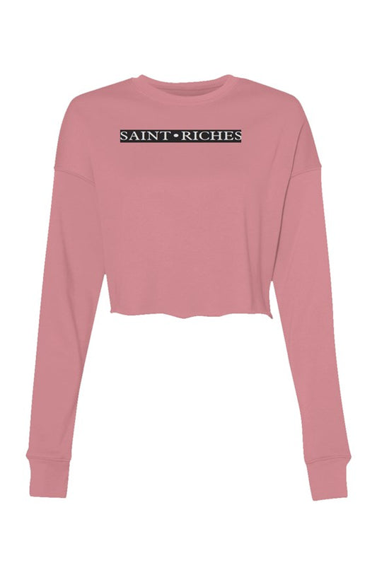 Saint Riches Crop Crew Fleece