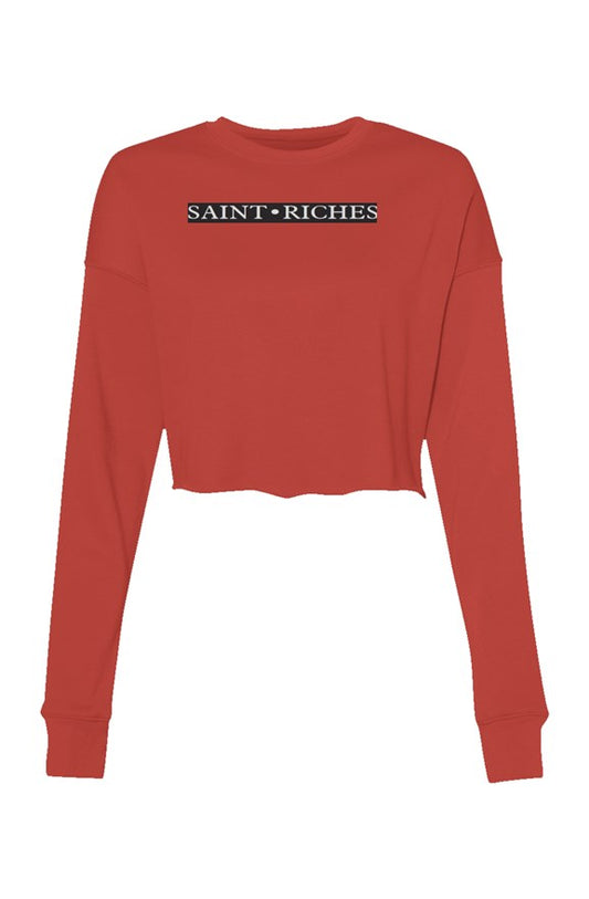 Saint Riches Crop Crew Fleece