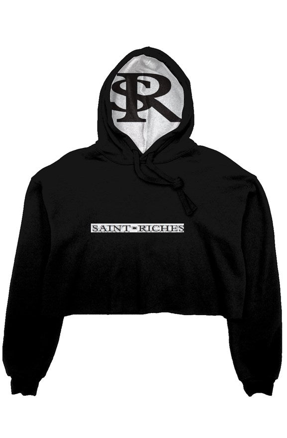 Saint Riches crop fleece hoodie