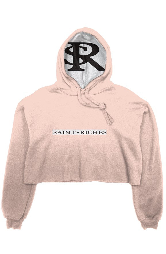 Saint Riches crop fleece hoodie