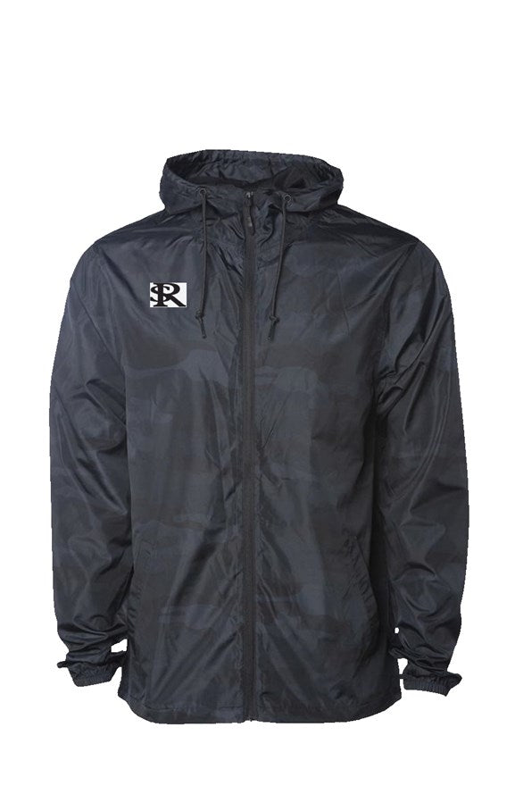 Saint Riches Black Camo Water Resistant Windbreaker