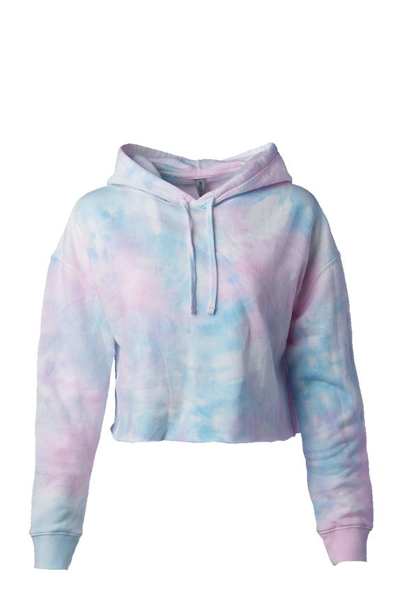 T die Dye Crop Top hoodie